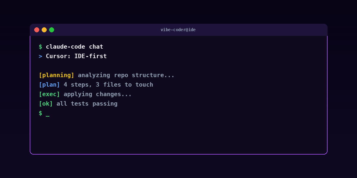 Cursor IDE-first feature spotlight