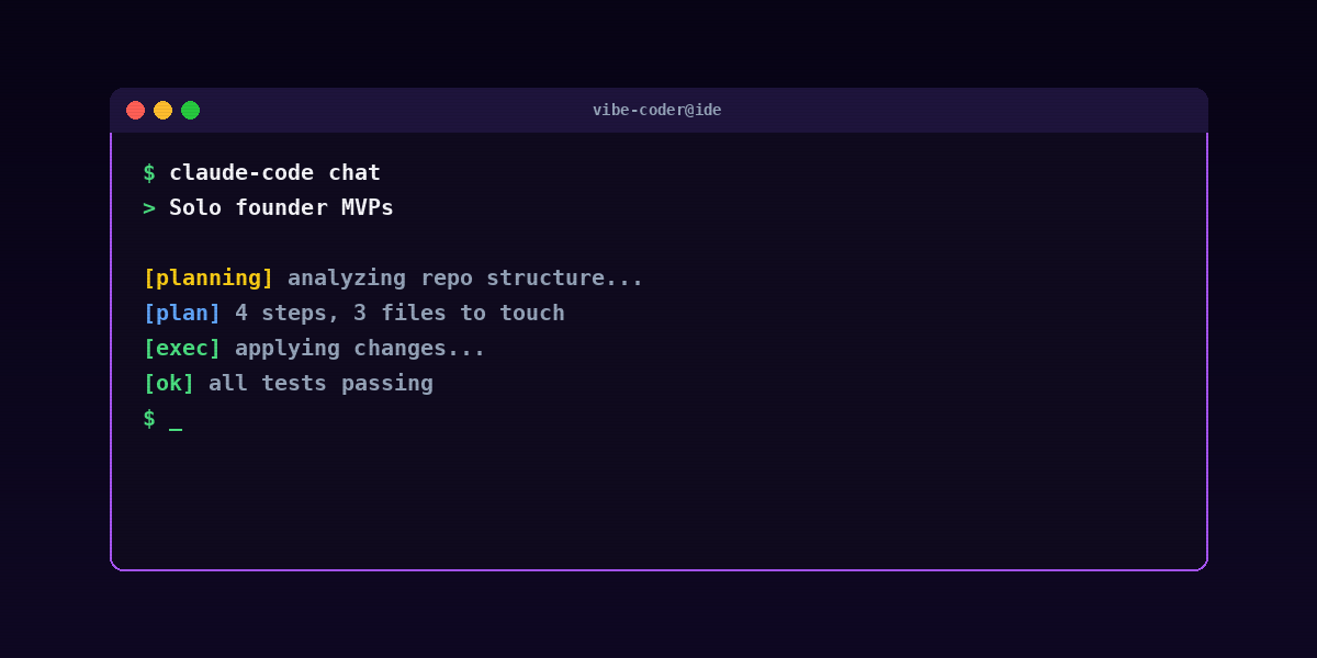 Solo founder MVP examples cover